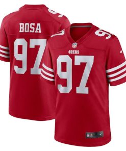 San Francisco 49ers #97 Nick Bosa Nike Men's 2022 Player Game Jersey - Scarlet