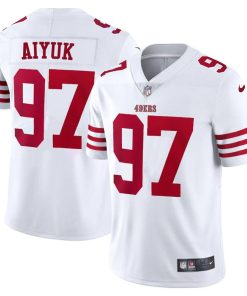 San Francisco 49ers #97 Nick Bosa White Nike Men's 2022-23 Authentic Stitched NFL Vapor Untouchable Elite Jersey