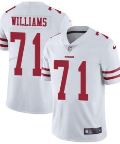 San Francisco San Francisco 49ers #71 Trent Williams White Men's Stitched NFL Vapor Untouchable Limited Jersey Men's