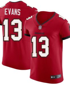 Tampa Bay Buccaneers #13 Mike Evans Men's Nike Red Vapor Elite Jersey