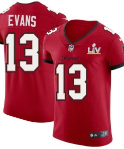 Tampa Bay Buccaneers #13 Mike Evans Men's Super Bowl LV Bound Nike Red Vapor Elite Jersey