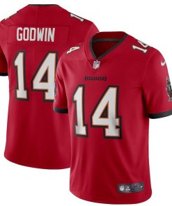 Tampa Bay Buccaneers #14 Chris Godwin Men's Nike Red Vapor Limited Jersey