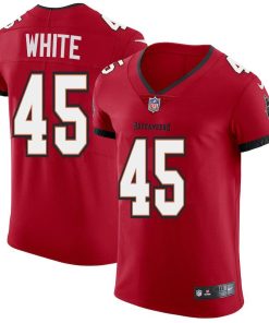 Tampa Bay Buccaneers #45 Devin White Men's Nike Red Vapor Elite Jersey