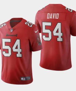 Tampa Bay Buccaneers #54 Lavonte David Red Men's Nike 2020 Vapor Limited NFL Jersey