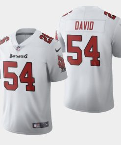 Tampa Bay Buccaneers #54 Lavonte David White Men's Nike 2020 Vapor Limited NFL Jersey