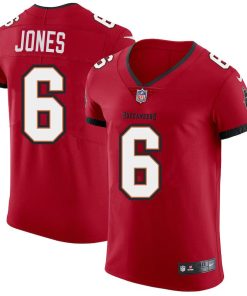 Tampa Bay Buccaneers #6 Julio Jones Men's Nike Red Vapor Elite Jersey