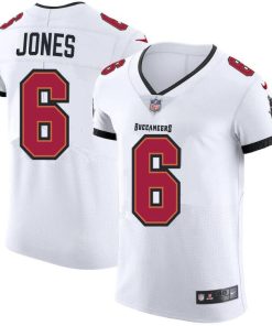 Tampa Bay Buccaneers #6 Julio Jones Men's Nike White Vapor Elite Jersey