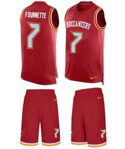 Tampa Bay Buccaneers #7 Leonard Fournette Red Team Color Men's Stitched NFL Limited Tank Top Suit Jersey